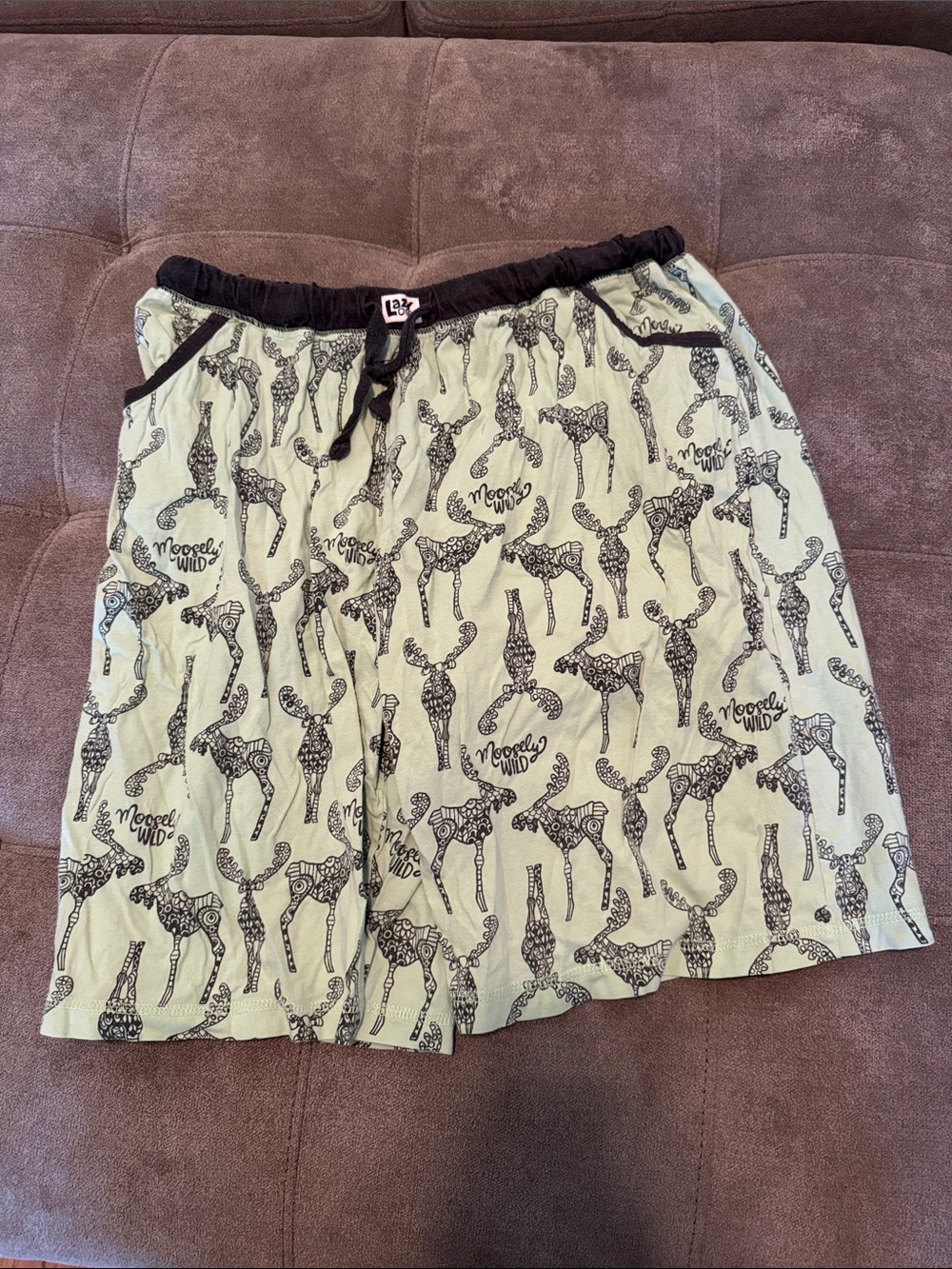 Lazy One women’s Bermuda Moose Pajama shorts